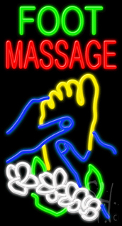 Foot Massage Neon Sign