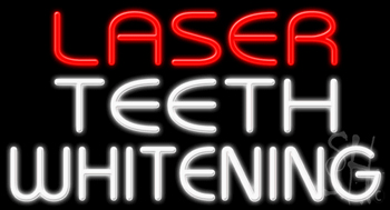 Laser Teeth Whitening Neon Sign
