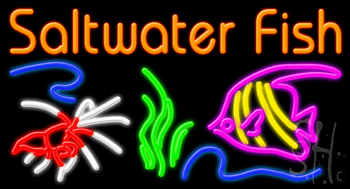Saltwater Fish Neon Sign