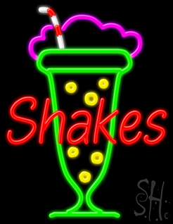 Shakes Neon Sign