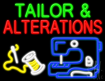 Tailor And Alterations Neon Sign