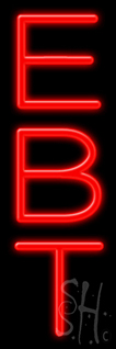 Ebt Neon Sign
