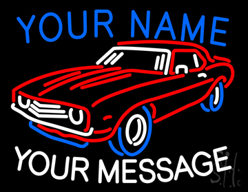 Custom Car 10 Neon Sign