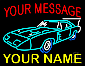 Custom Car 12 Neon Sign