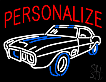 Custom Car 1 Neon Sign