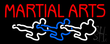 Martial Arts Neon Sign
