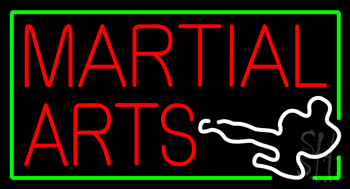 Martial Arts Neon Sign
