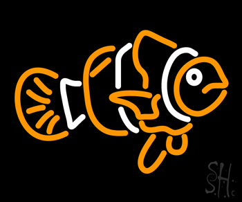 Clown Fish Neon Sign