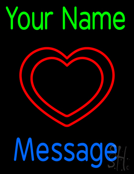 Custom Heart Neon Sign