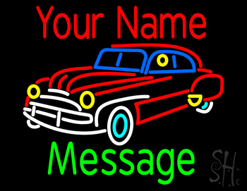 Custom Car Neon Sign