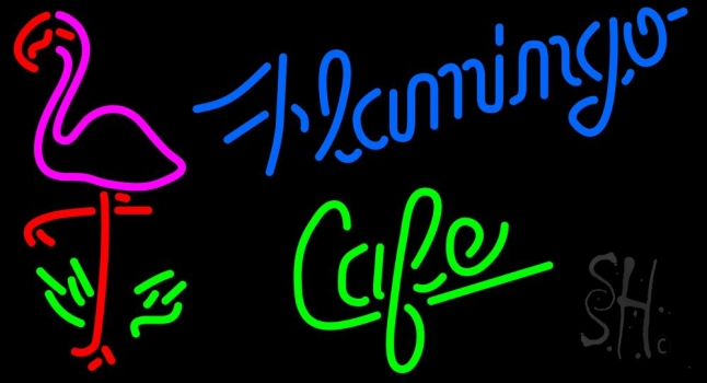 Flamingo Cafe Neon Sign