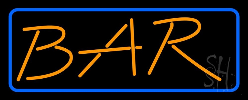 Orange Bar Neon Sign