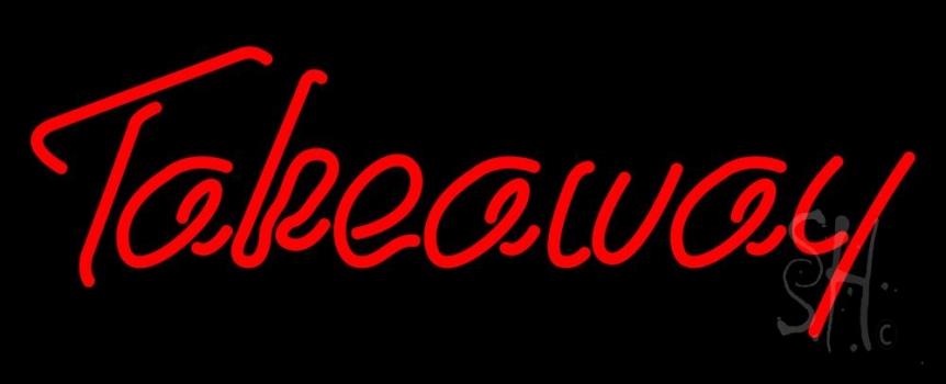 Take Away Neon Sign