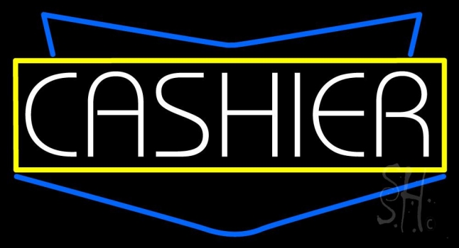 Cashier Neon Sign