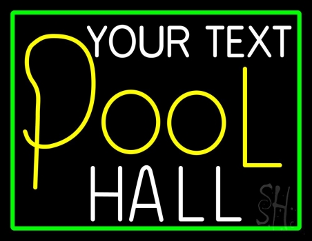 Custom Pool Hall Neon Sign