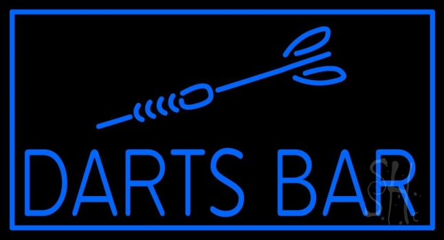 Dart Bar Neon Sign