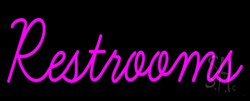 Decorative Restrooms Neon Sign