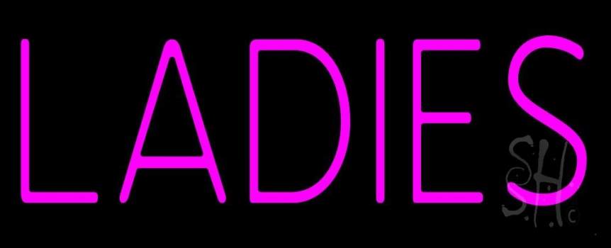 Ladies Restroom Neon Sign