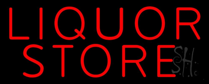 Liquor Store Neon Sign