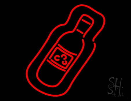 Wine Bottle Neon Sign