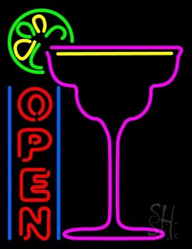 Cocktails Bar Open Neon Sign