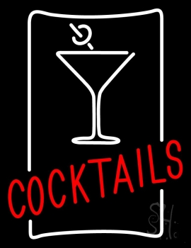 Cocktails Neon Sign