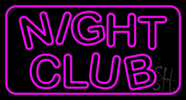 Pink Night Club Neon Sign