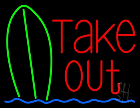 Take Out Bar Neon Sign