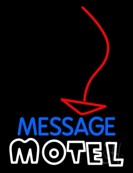 Custom Motel With Arrow Neon Sign