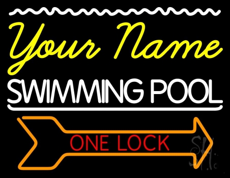 Custom Swimming Pool Neon Sign