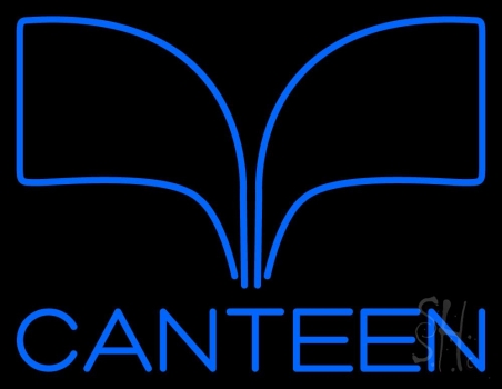 Blue Canteen Neon Sign