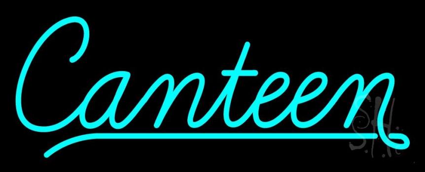 Cursive Canteen Neon Sign