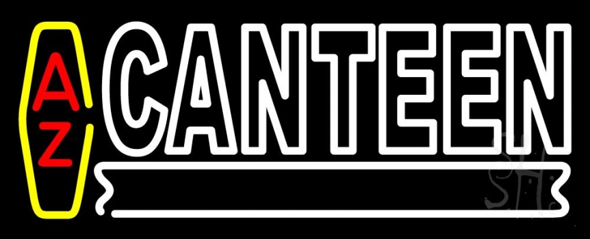 Double Stroke Canteen Neon Sign