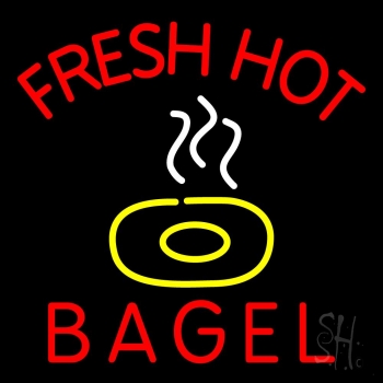 Fresh Hot Bagels Neon Sign