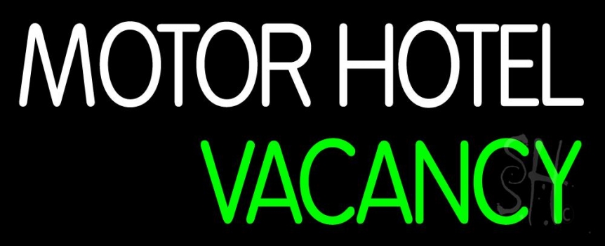 Hotel Vacancy Neon Sign