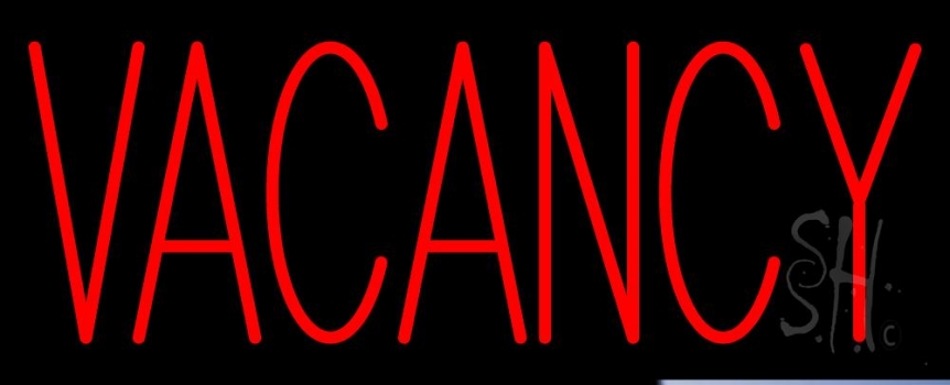 Red Vacancy Neon Sign