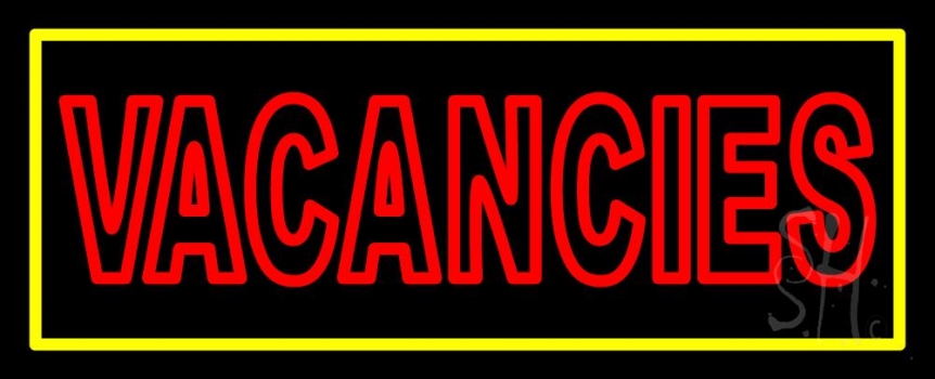 Vacancies Neon Sign
