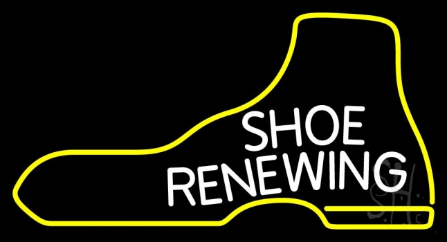 Shoe Renewing Neon Sign