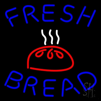Fresh Bread With Logo Neon Sign