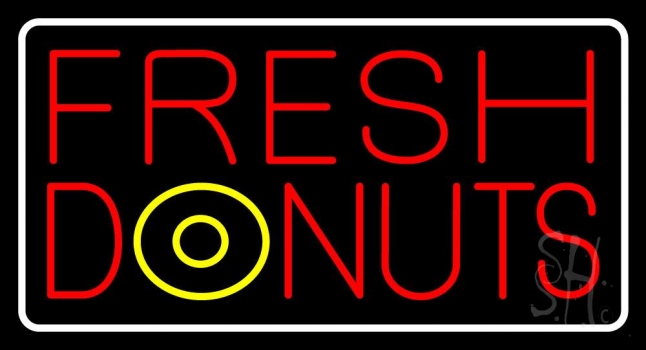 Fresh Donuts Neon Sign