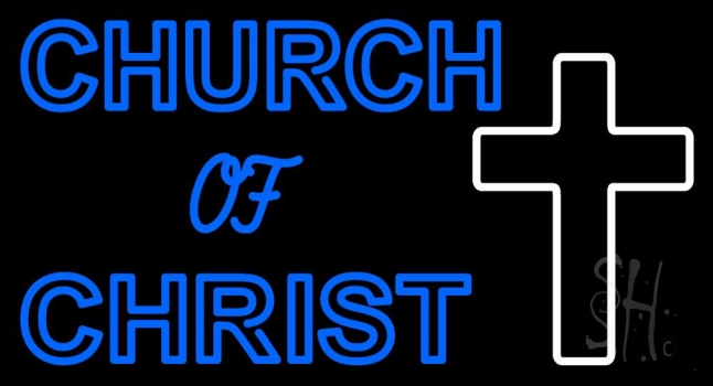 Church Of God Neon Sign
