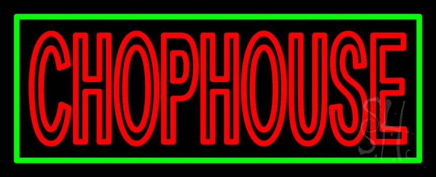 Red Chophouse Neon Sign