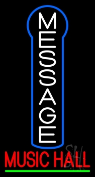 Custom Music Hall Neon Sign