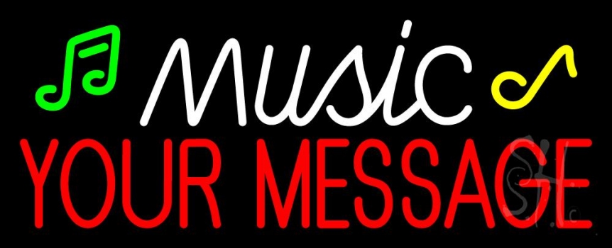 Custom Music Note Neon Sign