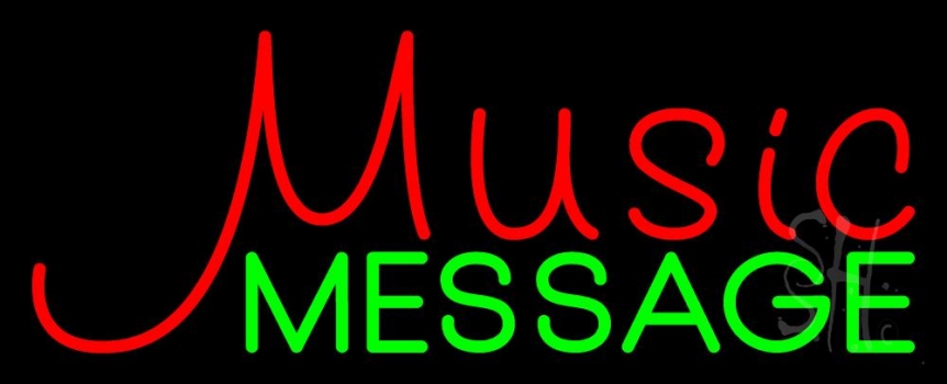 Custom Red Music Neon Sign