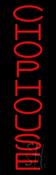 Vertical Chophouse Neon Sign