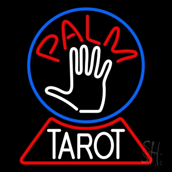 Palm Tarot Crystal Neon Sign