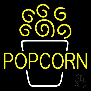 Popcorn Block Neon Sign