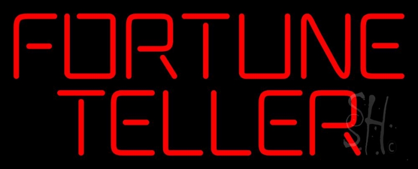 Red Fortune Teller Neon Sign