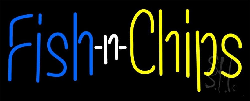 Fish N Chips Neon Sign
